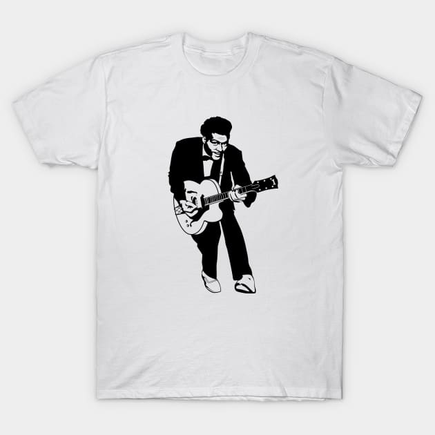 Chuck Berry T-Shirt by Woah_Jonny